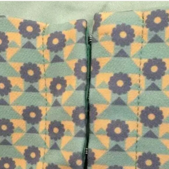 Zara Printed Bustier Corset Style Crop Top‎ Size Xlarge - Picture 8 of 12